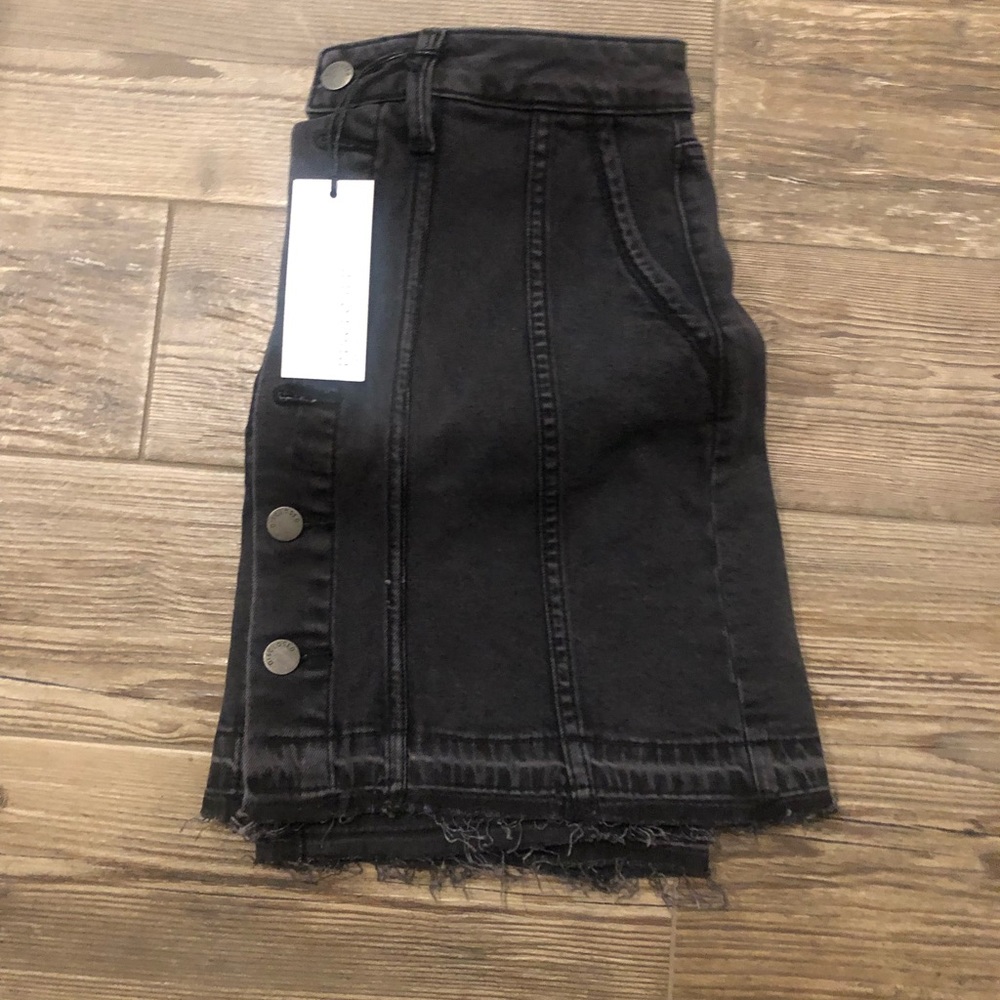 Disclosed Button Down Denim Skirt